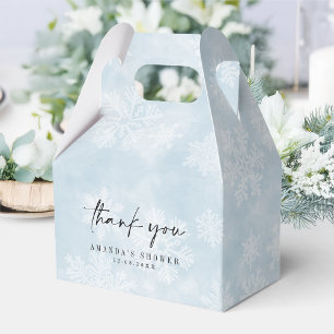 Simple Baby It's Cold Outside Winter Gable Favour Box