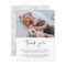 Simple Baby Photo Birth Stats Thank You Card