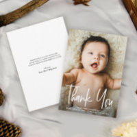Simple baby Photo Modern birth Handlettering 