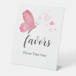 Simple Baby's Breath Favours Sign