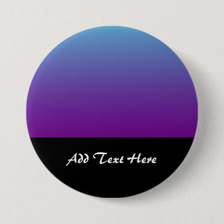 Simple Background Gradient Turquoise Blue Purple 7.5 Cm Round Badge