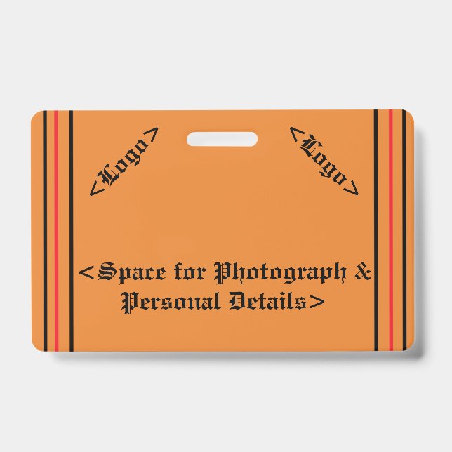 Simple Badge ID Badge (Front)