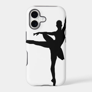 Simple Ballet Black White Ballerina