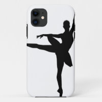 Simple Ballet Black White Ballerina