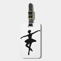 Simple Ballet Black White Ballerina