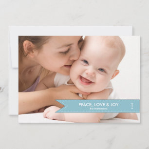 Simple Banner Photo Holiday Card