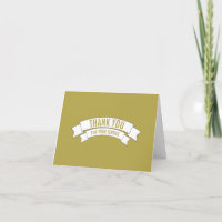 Simple Banners, Employee Thank You Card