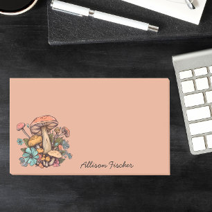 Simple Basic Retro Feminine Floral Post-it Notes