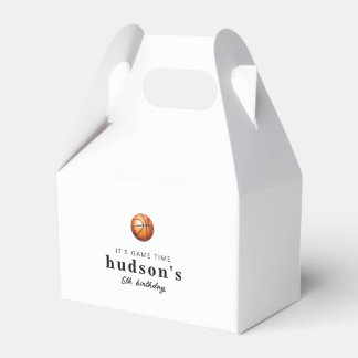 Simple Basketball Favour Boxes