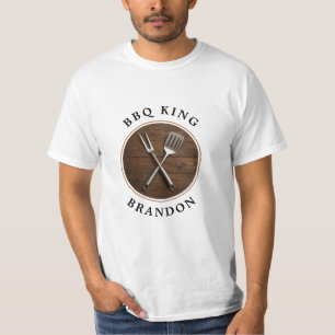 Simple BBQ King Grilling for Dad T-Shirt