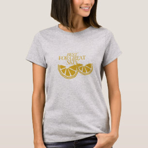 Simple Beautiful: Best for Great Skin T-shirt lemo
