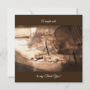 Simple beautiful Thank you note