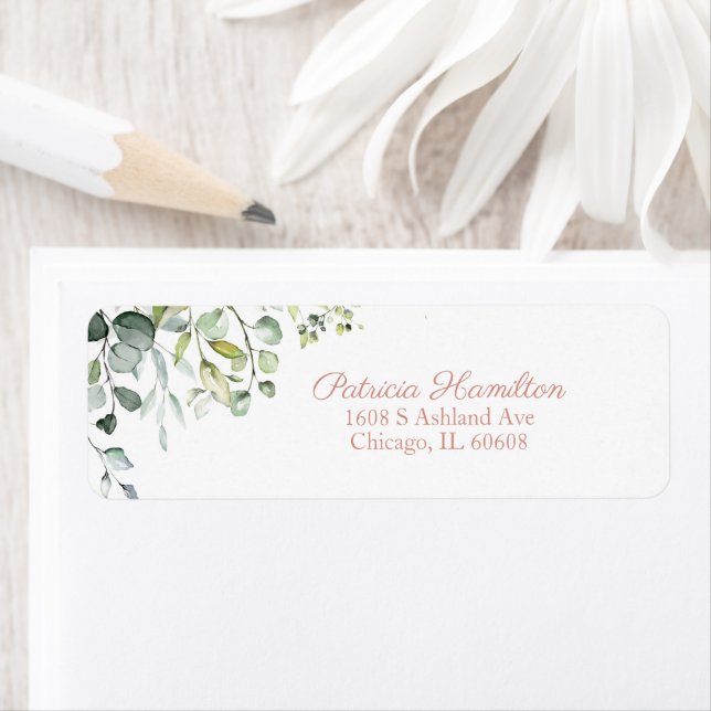 Simple Beautiful Watercolor Eucalyptus Greenery (Insitu)