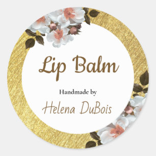 Simple Beauty Lip Balm Product Label