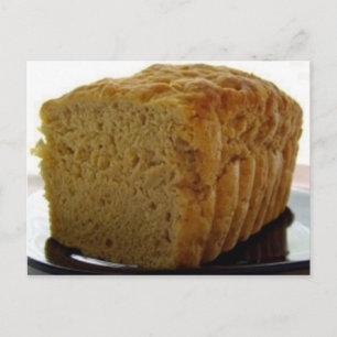 Simple Beer Bread Recipe Postcard
