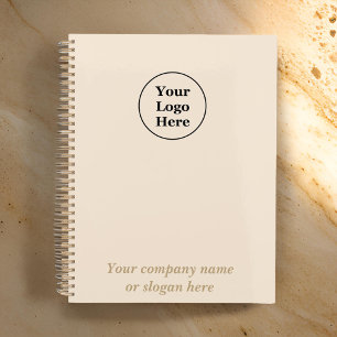 Simple beige minimalist planner