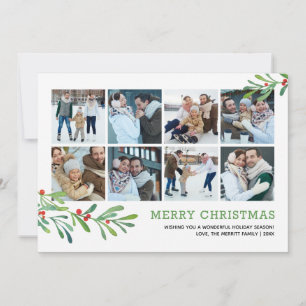 Simple Berries 8 Photo   Christmas Photo Card