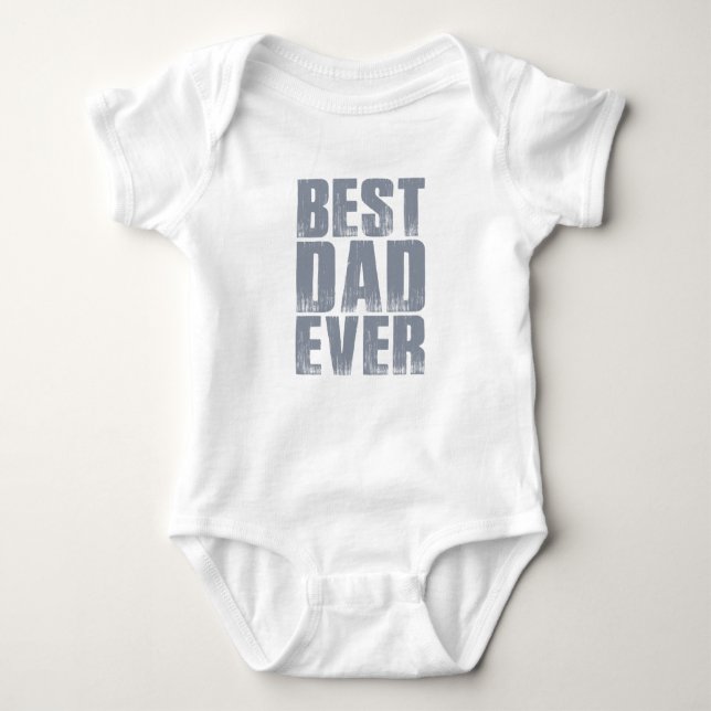 Simple Best Dad Ever Father's Day | Bodysuit (Front)