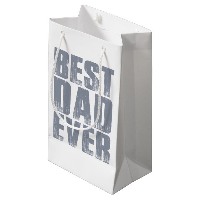 Simple Best Dad Ever Father's Day | Gift Bag (Front Angled)