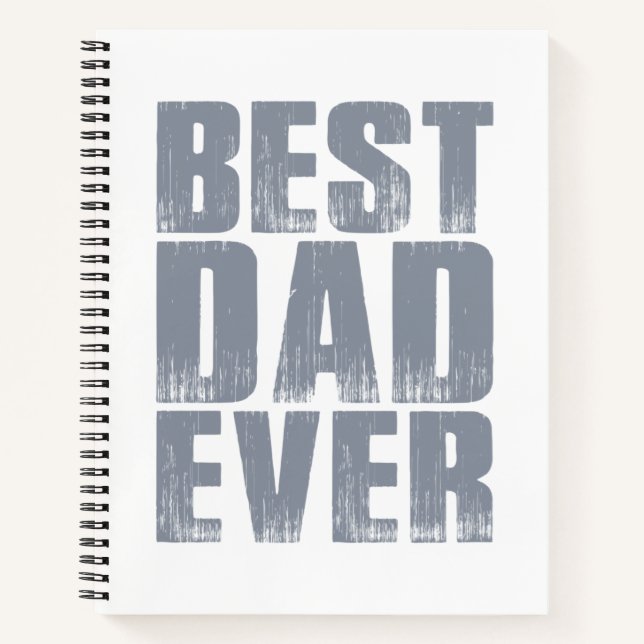 Simple Best Dad Ever Father's Day | Notebook (Front)
