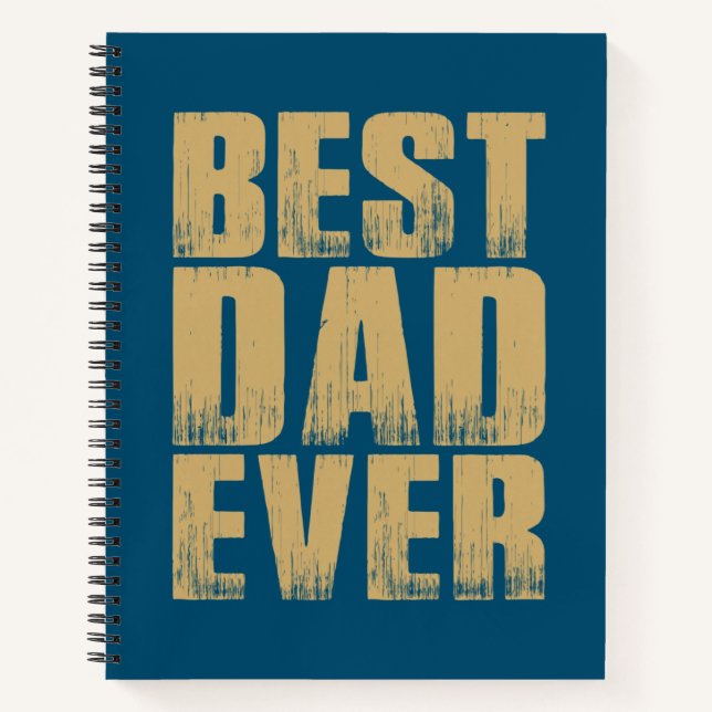 Simple Best Dad Ever Father's Day | Notebook (Front)