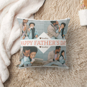 Simple Best Dad Ever Simple Photo Fathers Day Cushion