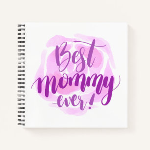 Simple Best Mum Ever Mother's Day Notebook