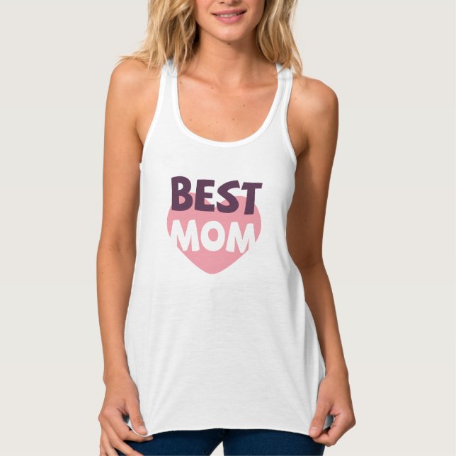Simple Best Mum Mother's Day | Tank Top (Front)