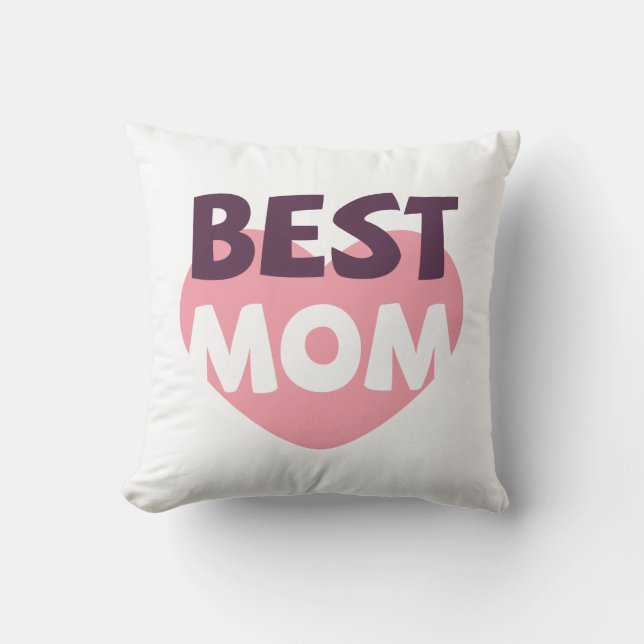 Simple Best Mum Mother's Day | Throw Pillow (Front)