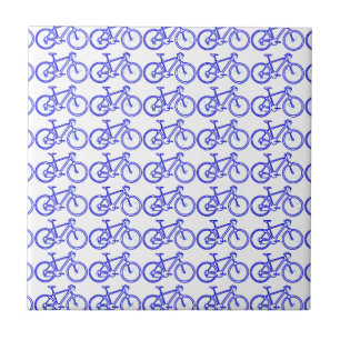 simple bike pattern tile