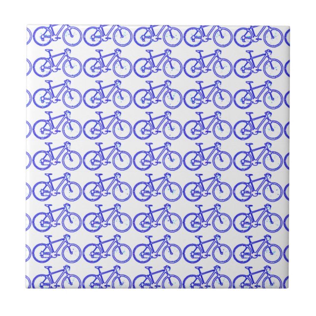 simple bike pattern tile (Front)