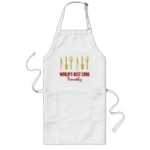 Simple Birthday Apron for Him Custom Name