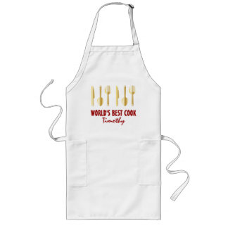 Simple Birthday Apron for Him | Custom Name