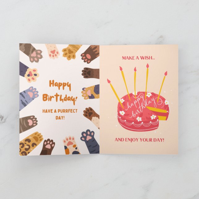 Simple Birthday Card Gift for Him or Her (Inside)