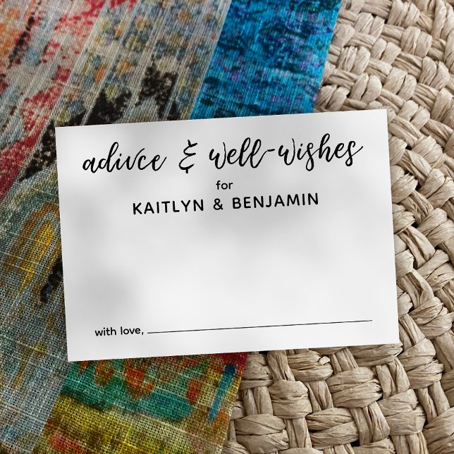 Simple Black and White Advice & Well Wishes (Creator Uploaded)