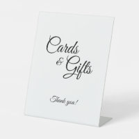 Simple Black and White Calligraphy Cards and Gifts
