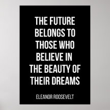 simple black and white motivational poster