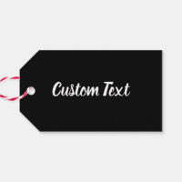 Simple Black and White Script Text Template