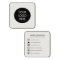 Simple Black and White Social Media Business Card
