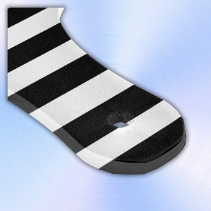 Simple Black and White Stripes Cutting Board