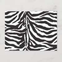 Simple Black and White Zebra Stripe Pattern