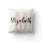 Simple Black Blush Pink Hand Script Monogram