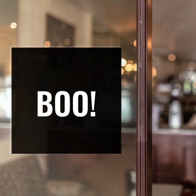 Simple Black Boo Happy Halloween (Creator Uploaded)