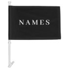 Simple Black Custom Add Your Name Elegant