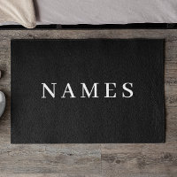 Simple Black Custom Add Your Name Elegant