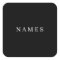 Simple Black Custom Add Your Name Elegant