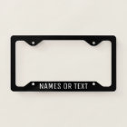 Simple Black Custom Name Wording Modern