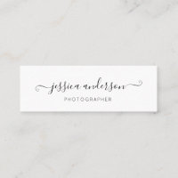 Simple Black Elegant Modern Script Calligraphy