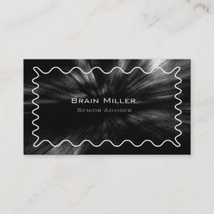 Simple Black Modern Professional Business Card