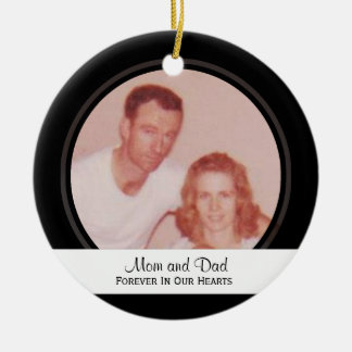 Simple Black:  Picture: Memorial: Ornament